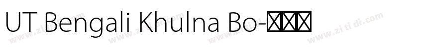 UT Bengali Khulna Bo字体转换